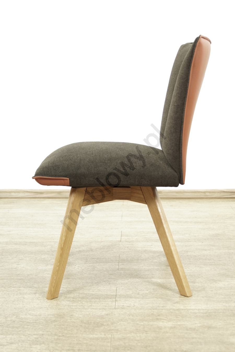 5638-33 [4] Krzesło S56E Dąb Dziki Skóra naturalna Giulia | Hermes